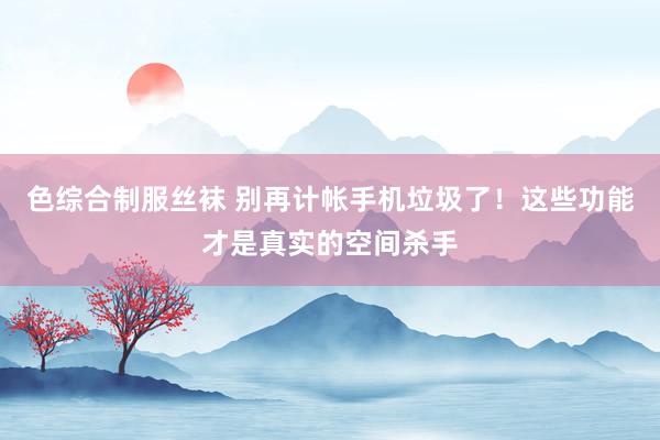 色综合制服丝袜 别再计帐手机垃圾了！这些功能才是真实的空间杀手
